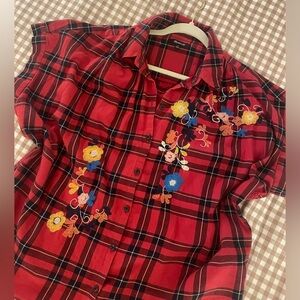 Madewell Floral Flannel